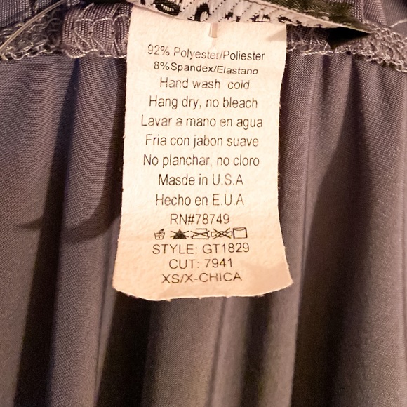 Wet Seal Grey Halter Top with Gunmetal Beading - Picture 4 of 4